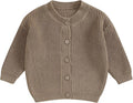 Newborn Baby Boy Girl Knit Sweater Cardigan Winter Warm Button Down Sweatshirt Top Outfit Cute Infant Fall Clothes