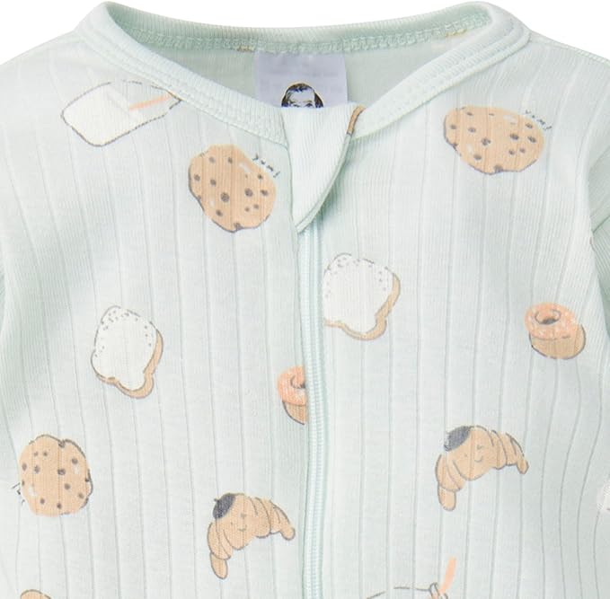 Gerber baby-girls Baby Unisex 2-pack 2-way Zip Textured Sleep 'N Play
