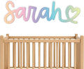 Wooden Name Signs (with a heart) - Personalized wood letters for girl, Baby name sign, Custom name sign nursery, Toddler girl room decor, Home decor