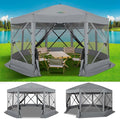 COBIZI 15x15ft Extra Large Pop-Up Gazebo Canopy Tent with Mosquito Netting, Spacious Easy Set-Up Screened Shelter, Durable Outdoor Pavilion with Ground Stakes, Perfect for Patio, Backyard, and Lawn