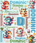 Personalized Custom Dragon Preschool Blanket Gifts for Baby Toddler Kids Boys Girls - Customized Dragon Super Soft Lightweight Flannel Sheets Decor for Crib Nap Couch - 30"x40" for Baby/Pets