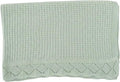 Baby Knit Blanket, 100% Cotton Waffle Patterns, Soft, Cozy, Lightweight Swaddle for Newborn & Infant Swaddling Beige Neutral, Perfect Baby Shower Ideas Sage Green 28x36