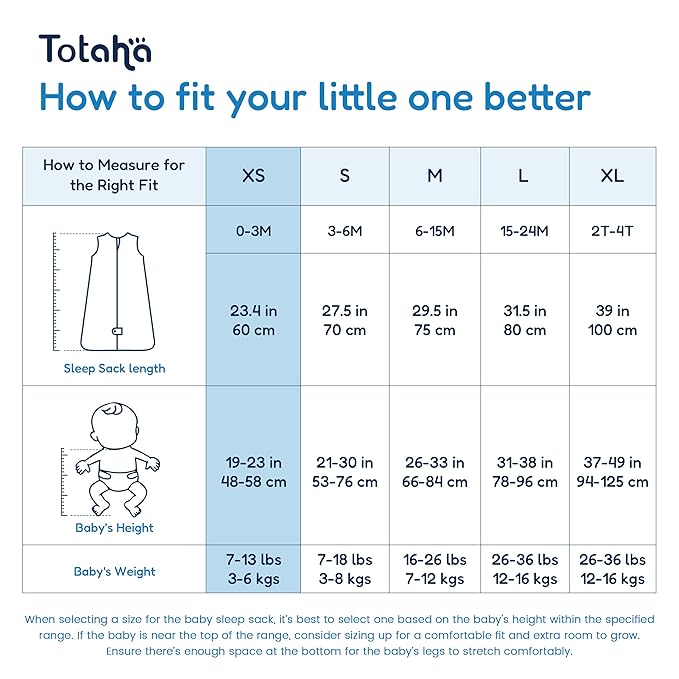 TotAha Sleep Sack 0-3 months 3 Pack, Buttery Soft Newborn, Infant Sleeping Bag for Girls, Light Baby Wearable Blanket, 0.5 TOG