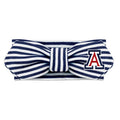Creative Knitwear Arizona Wildcats Infant Girls Navy/White Striped Hair Knot Headband Embroidered Logo - Size Newborn - 4T