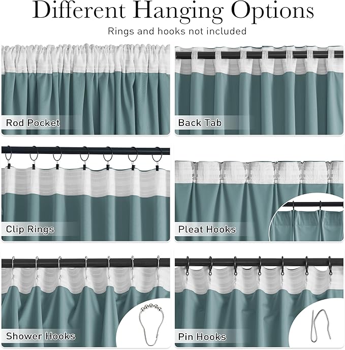 StangH Dark Slate Velvet Curtains 52 x 84, Room Darkening Super Soft Drapes for Bedroom Living Room, Thermal Insulated Window Treatment, 2 Panels