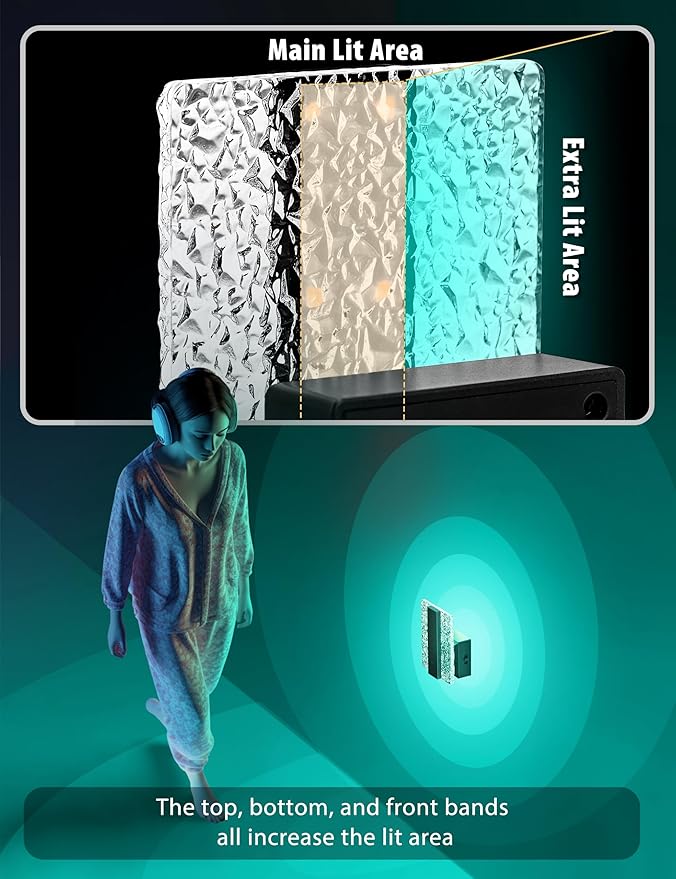 DORESshop LED Night Lights Plug Into Wall, Decorative Night Light with Dusk-to-Dawn Sensor, 8 Color-Changing Nightlights with Slide Button, Night-Lights for Bathroom, Hallway, Christmas Gifts