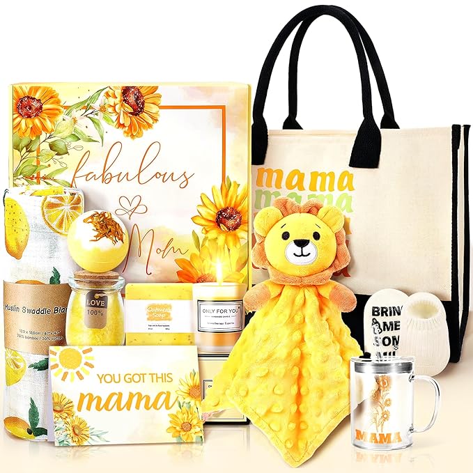 New Mom Gifts & Baby Boy Gift Set for Newborn,12PCS Pregnancy Gifts for for Mom to Be,Newborn Baby Gifts,Pregnancy Gifts for Expecting Mom,New Mom Care Package After Baby,Gifts for Women and Baby Boy