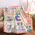 Personalized Custom Snake Blanket Gifts for Kids Boys Girls with Name - Customized Snake Super Soft Lightweight Flannel Sheets Decor for Crib Nap Couch - 60"x80" for Adult