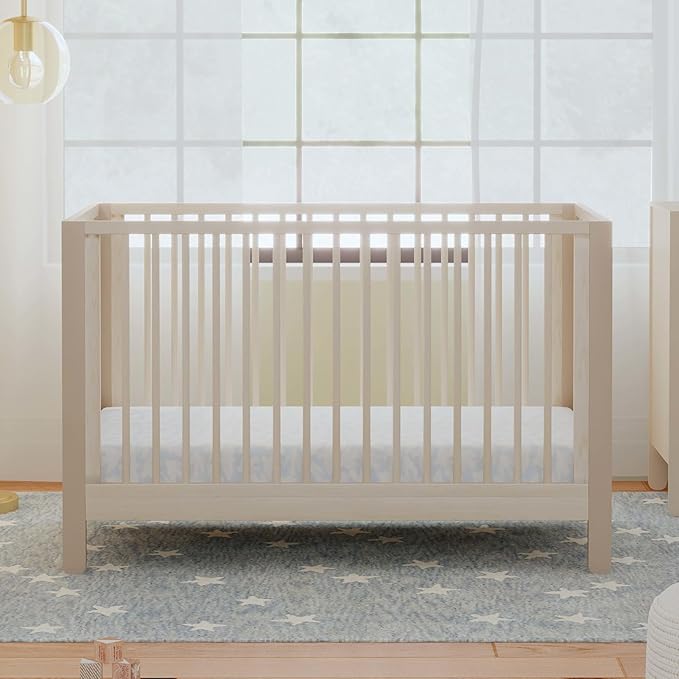 Carter's by DaVinci Marisol 4-in-1 Convertible Crib in Taupe/Washed Natural, GREENGUARD Gold Certified