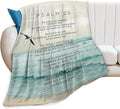 Christian Bible Psalm 23 Throw Blanket - Religious Verse Gifts and Decor for Girls, Women, Men, Kids, Adults - Soft Warm Cozy Fleece for Couch, Sofa, Bed 60"x50"