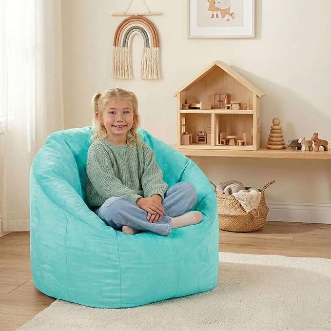 Big Joe Milano Beanbag Chair Mint Plush