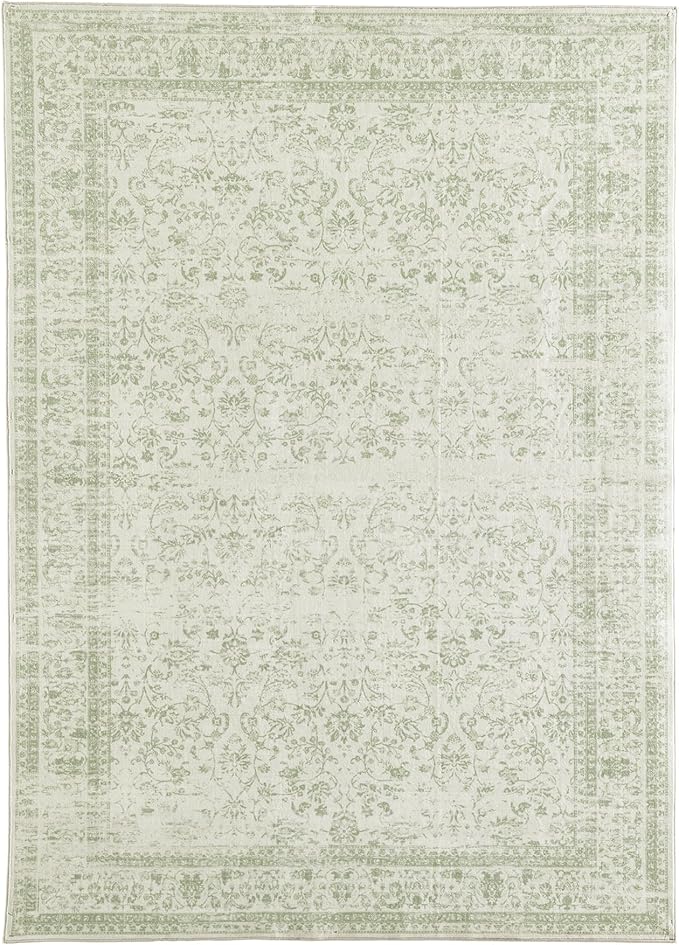 Sage Green 2x3 Boho Rugs for Hallway Kitchen Bathroom Washbale Non Slip Bed Side Bedroom Floor Laundry Room Rug