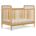 Namesake Liberty 3-in-1 Convertible Baby Crib w/Wooden Toddler Bed and Daybed Conversion - Durable, Easy to Assemble & GREENGUARD Gold Certified - 4 Adjustable Mattress Heights - Honey
