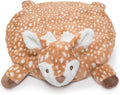 Bearington Baby Lil’ Willow Woodland Decor Tummy Time Mat - 30 x 30 Deer Infant Blanket for Babies - Washable Fawn Newborn Items - Adorable Play Rug Woodland Baby Decor and Nursery Gift