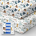 Baby Crib Sheets Boy Girl for Standard Crib Mattress - Ultra Soft Jersey Knit Neutral Crib Mattress Sheet, Safe and Snug, Durable, Stylish Crib Sheet Fitted, 28''x52''x9'' Extra Deep Pocket