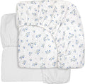 2 Pack | Extra Soft Muslin Fitted Crib Sheets 100% Organic Cotton Baby Crib Sheets for Standard Crib Mattress | 28 X 52 Inches