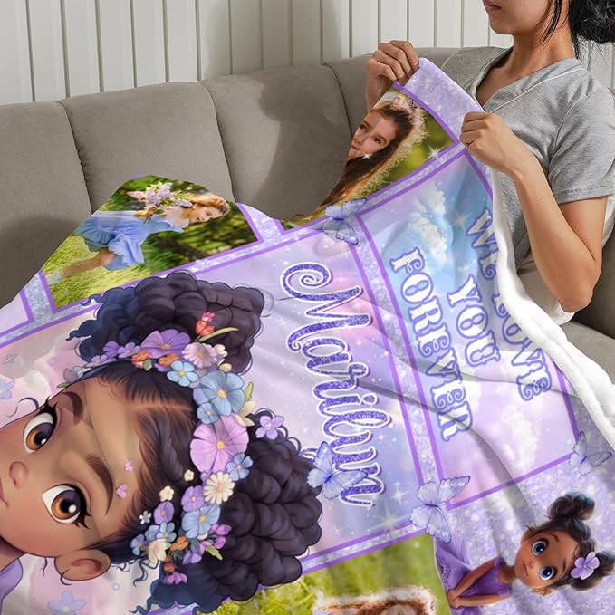 Custom Blanket Bible Verse Blanket with Inspirational Thoughts and Prayers Religious Throw Blanket Soft Lightweight Cozy Plush Warm Blankets for Girls Christian Christmas Birthday Gifts