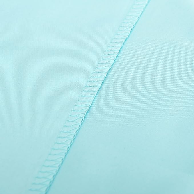NTBAY Zippered Toddler Pillowcases Set of 2, 100% Brushed Microfiber 13x18 Pillowcases, Super Soft and Cozy Travel Kids Nursery Pillow Cases, 13x18 Inches, Aqua