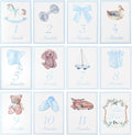 Baby Boy/Girl Monthly Milestone Cards - First Holiday Cards,First Year Month Photo Milestone Cards,Baby Shower Newborn Photo Prop (Cards-1)