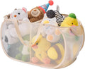 Large Toys Storage Basket Organizer Box for Kids, Boys, Girls - Foldable Toy Storage Bins with Dividers & 2 Sturdy Handles for Living Room, Bedroom, Playroom, Kidsroom (Beige, 2 Compartments)