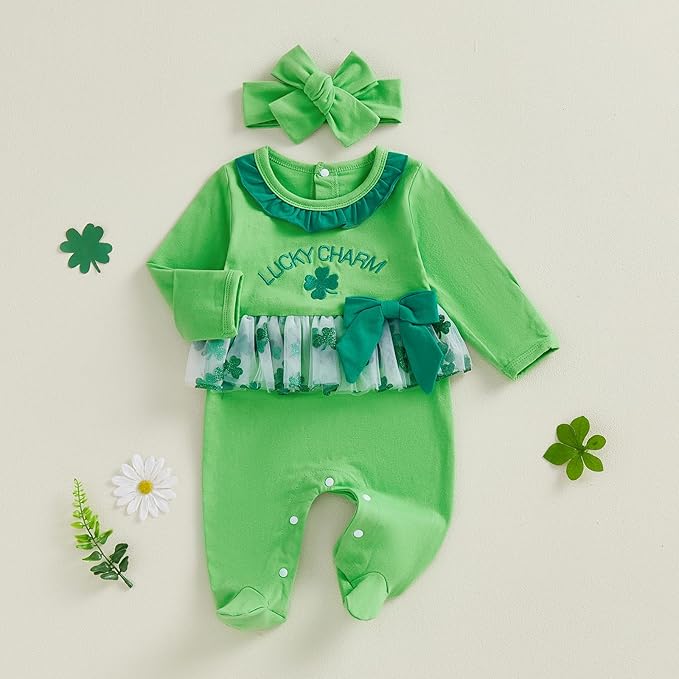 Twopumpkin My First Easter Outfit Baby Girl Newborn Bunny Onesie Ruffle Tulle Tutu Dress Romper Hooded Jumpsuit With Ear