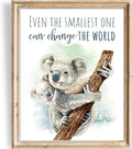 DREAM BIG PRINTABLES Koala Parent and Child Wall Art Print - Unframed - 11x14 | Inspirational Quote - Motivational Wall Art - Nursery Decor for Boys Room or Girls Room | Unisex Newborn Baby Gift