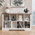 8 Cube Storage Organizer, Wood Cube Bookshelf with LED Lights, Horizontal Storage Cubes, Kids Bookshelf, Display Cabinet Cubby Shelf for Living Room Home Office Bedroom, White