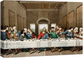 SIGNWIN Framed Canvas Wall Art The Last Supper Painting by Leonardo da Vinci Graffiti & Street Art Famous People Pop Art Modern Urban Multicolor for Living Room, Bedroom, Office - 32x48 inches