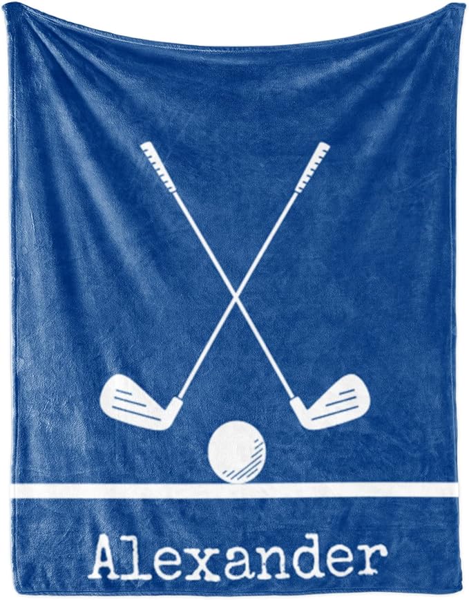 Custom Hockey Baby Nursery Blanket: Personalized Toddler Essentials for Boys and Girls - Birthday Gift for Hockeys Lovers - Soft Fluffy Warm Skin Blankets (30 * 40Inch)
