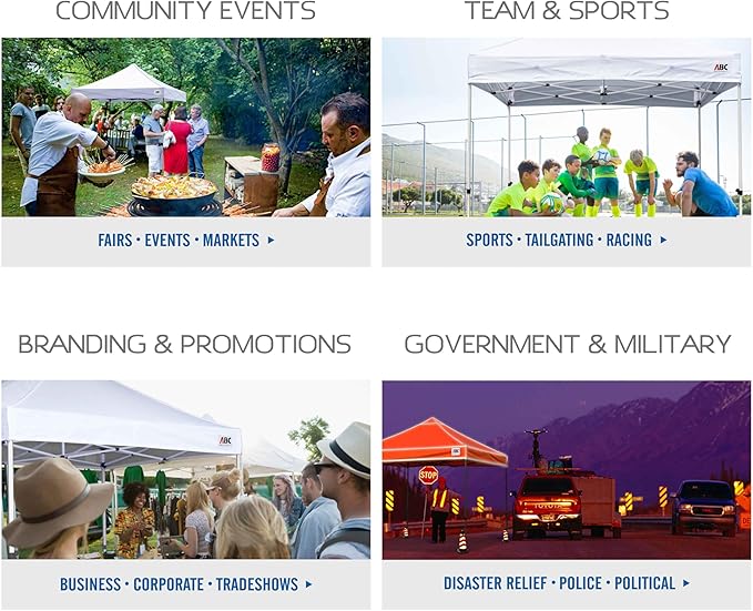 ABCCANOPY Easy Pop Up Canopy Tent with Sidewalls 10X20 Commercial -Series,Royal Blue