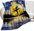 Dance Gifts for Girls & Boys - Soft, Warm Fleece & Flannel Plush Blankets for Bed, Sofa, Couch - 50"x60"