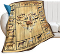 Horse Blanket Throws Horse Gifts Horses Throw Blanket for Girls Boys Kids Adults Soft Warm Cozy Fleece Blanket for Couch Sofa Bed 50"x40"