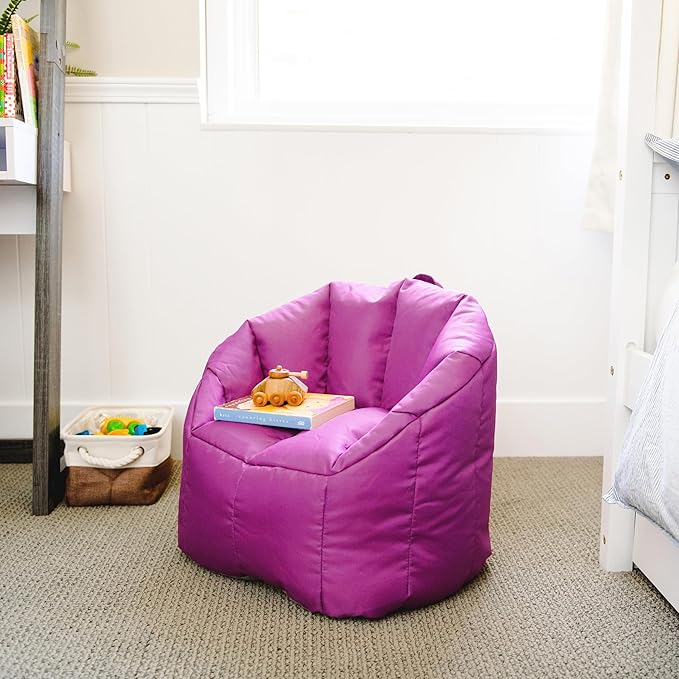Big Joe Milano Kid's Beanbag Chair Pink Passion Smartmax