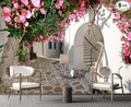 Traditional Backalleys of Amorgos Greece Wall Mural Wallpaper for Bedroom 137" x 100"