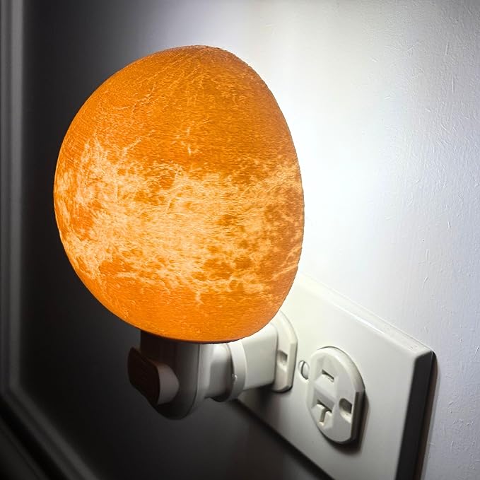 Moon Night Lights | Night Lamp LED Light | 3D Solar System NightLight, Planet Home Décor, Space Nursery, Kids Room, Space Gift, Birthday Gifts, Bedroom Decorations (Venus, 6 Inch)