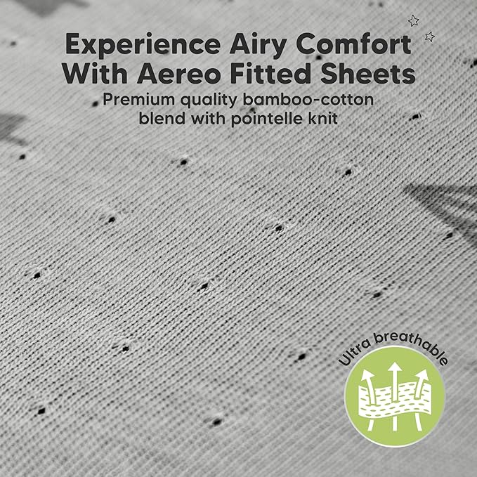 KeaBabies 2-Pack Fitted Crib Sheets for Boys, Girls, Baby - Soft Bamboo Viscose Cotton, 52x28 Standard Crib Mattress Sheets, Toddler Bed Mattress Cover, Gender Neutral, Breathable,Durable (Soft White)