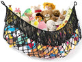 Stuffed Animal Hammock - Extra Large 56'' Long, Stuffed Animal Storage, stuffed animal Holder net, Toy Hammock Large, Toy Storage Hanging Organizer - Black
