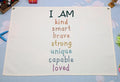 Christian Bible Verse Scripture Rectangular Banner Flag Wall Decor Gift for Baby Boy Girl Kids,Nursery Above Crib Bedroom Reading Room Decor-Baby,Shower Birthday Thanksgiving Christmas Gift-I Am Kind
