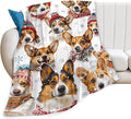 Corgi Blanket Funny Corgi Dog Gifts for Girls Boys Woman Kids Cute Corgis Lover Bear Throw Blankets Soft Blanket Warm Fleece Flannel Plush Blankets for Bed Sofa Couch 60"x80"