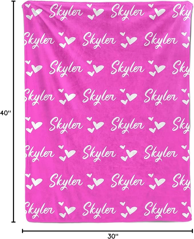 Ship Next Day, Personalized Baby Blanket for Boys Girls with Name, Custom Newborn Receiving Blankets, Baby Boy Girl Gifts, Newborn Swaddle Kids Blanket, Customized Babies Birthday