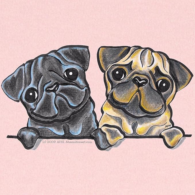 CafePress Pug Pals Baby Blanket, Super Soft Newborn Swaddle