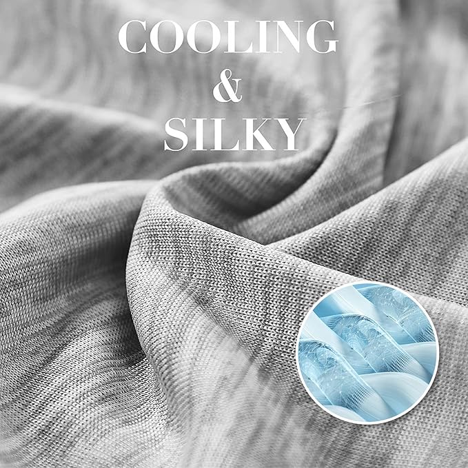 Cooling Blanket Keep Cool in Hot Summer, 51 X 67in Twin or Baby Size Blanket for Adults, Children, Babies Japanese Q-Max 0.5 Technology Arc-Chill Cooling Fiber, Breathable Comfortable All-Season-Gray