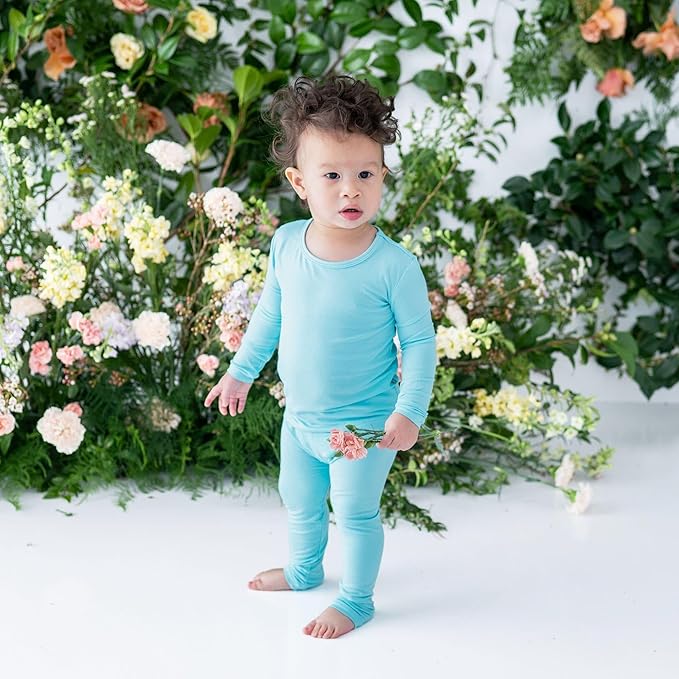 KYTE BABY Toddler Pajama Set - Pjs for Toddlers Made of Soft Bamboo Rayon Material