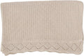 Baby Knit Blanket, 100% Cotton Waffle Patterns, Soft, Cozy, Lightweight Swaddle for Newborn & Infant Swaddling Beige Neutral, Perfect Baby Shower Ideas Beige 30x40