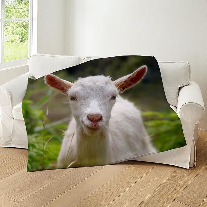 CafePress Baby Goat Throw Blanket Super Soft Fleece Plush Throw Blanket, 60"x50"
