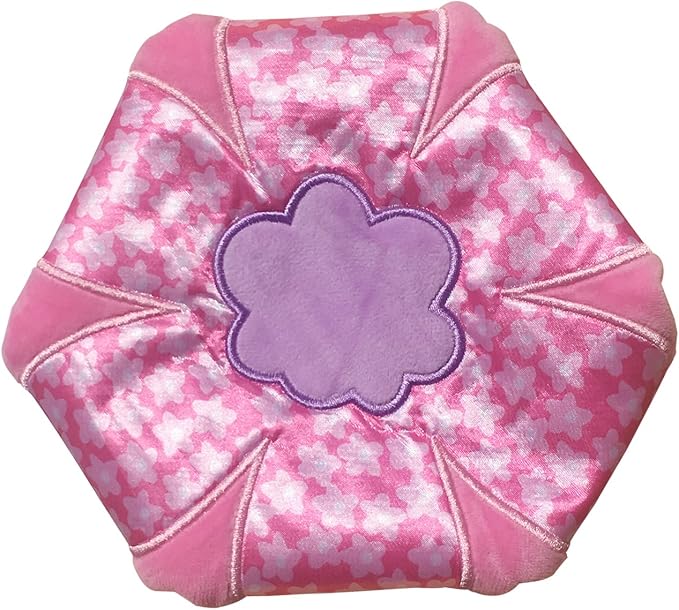 Inchant Taggy Soothing Security Blanket Plum Blossom Baby Velvet Comforter - Pink