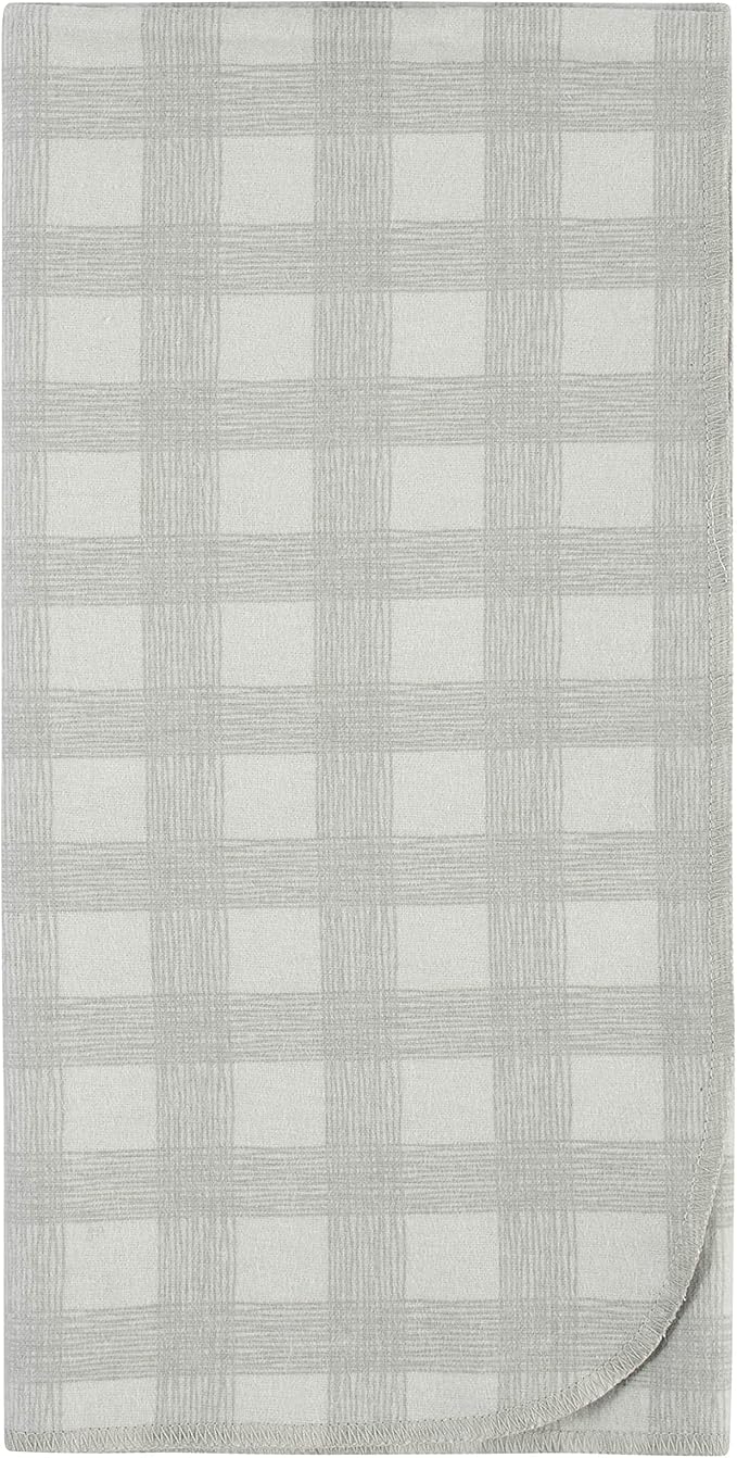Gerber Boys Newborn Infant Baby Toddler Nursery 100% Cotton Flannel Receiving Swaddle Blanket, Woodland White, Pack of 5