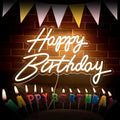 Happy Birthday Neon Sign for Wall Decor Neon Sign for Backdrop Light Up Happy Birthday LED Neon Signs for All Birthday Party Teen Bedroom Reunion Decoration Gifts USB 21.7x13.8 Inch (warm white)