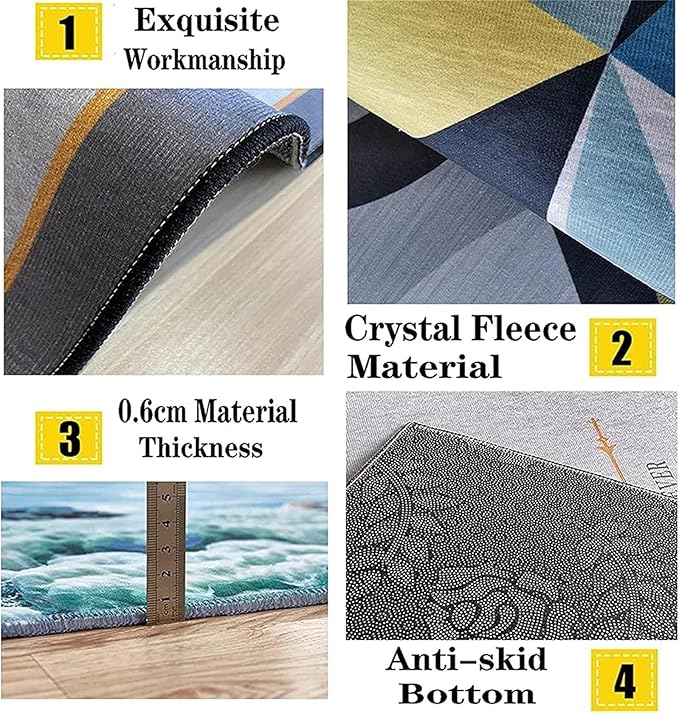 Solar System Planet Area Rug,3x4ft,Boys and Girls Room Large Play Mat, Suitable for Children's Room Bedroom, Classroom, Daycare Center, Kindergarten, Non-Slip Washable Carpet