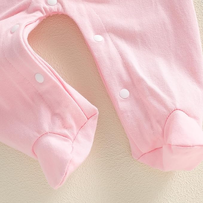 Twopumpkin My First Easter Outfit Baby Girl Newborn Bunny Onesie Ruffle Tulle Tutu Dress Romper Hooded Jumpsuit With Ear